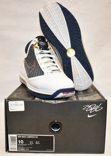 Nike Air Max Lebron 7 Black/White metalic gold