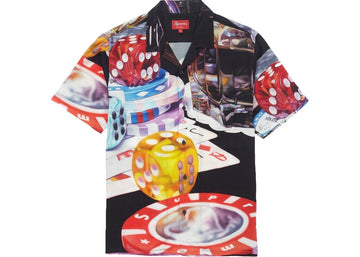 Supreme Casino Rayon Shirt Black