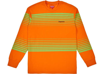 Supreme Fade Stripe L/S Top Orange
