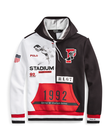Polo Ralph Lauren Winter Stadium Hoodie Polo Black Multi