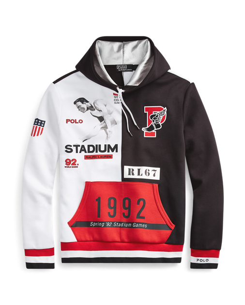 Polo Ralph Lauren Winter Stadium Hoodie Polo Black Multi