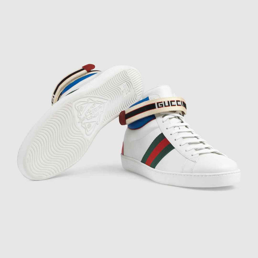 Gucci Stripe Ace High-Top Sneaker