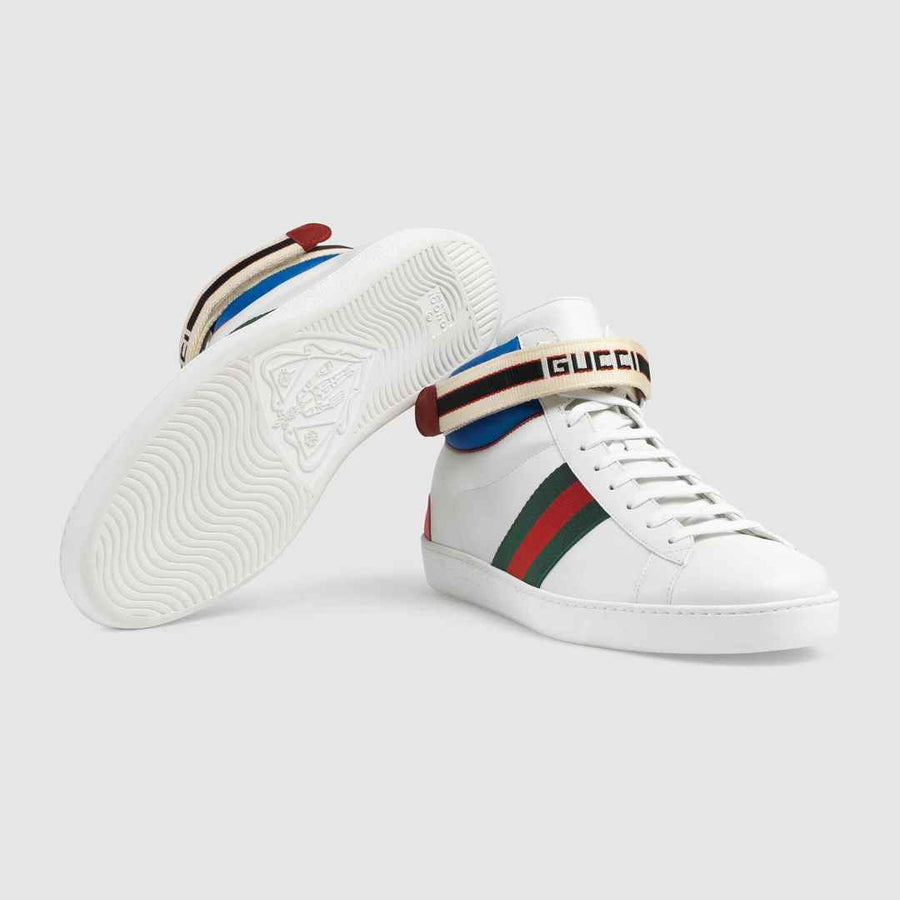 Gucci Stripe Ace High-Top Sneaker