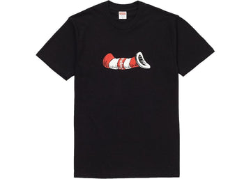 Supreme Cat in the Hat Tee Black