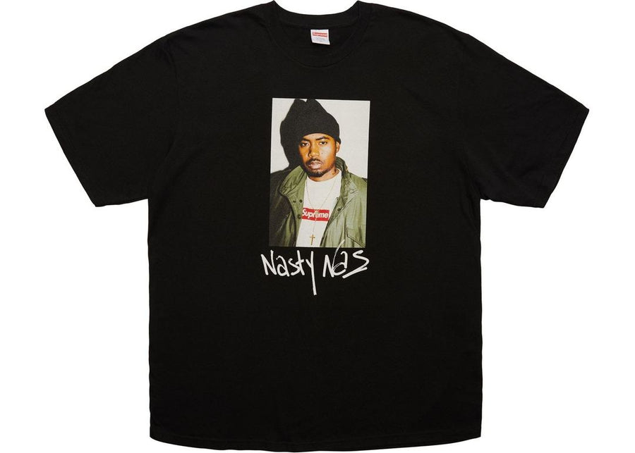 Supreme Nas Tee Black