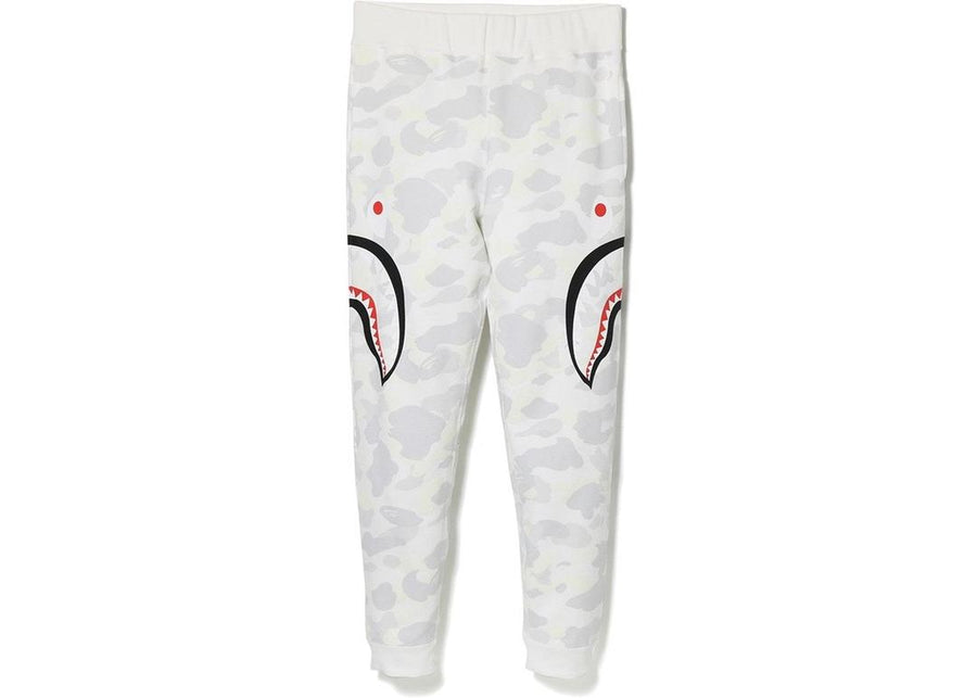 CITY CAMO SIDE SHARK SLIM SWEAT PANTS White Glow in the Dark