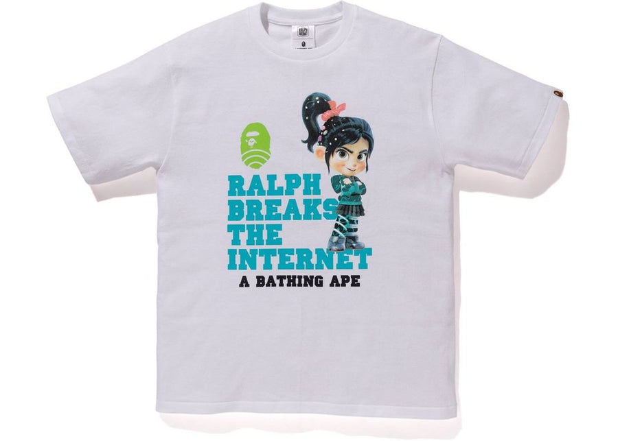 Bape x Ralph Breaks the Internet Tee 3 White