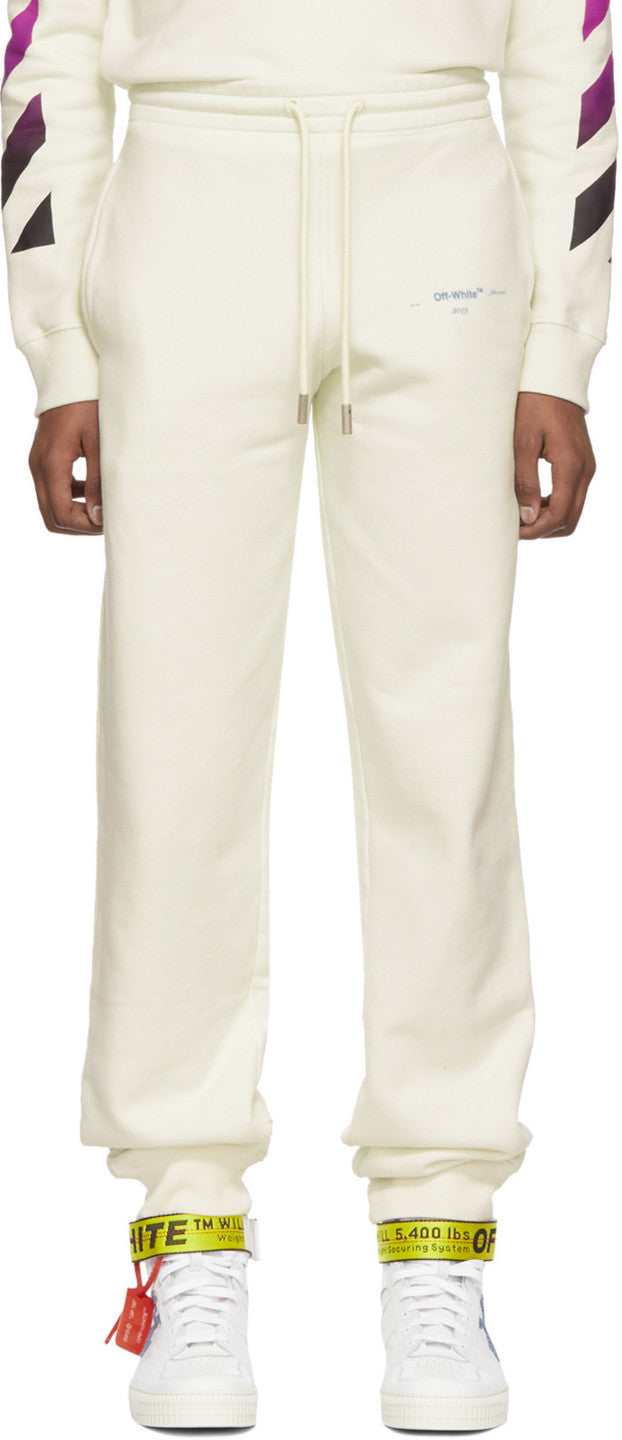 White Gradient Lounge Pants