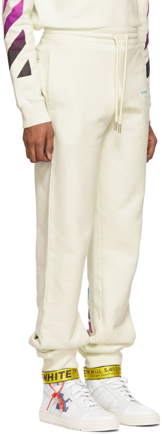 White Gradient Lounge Pants