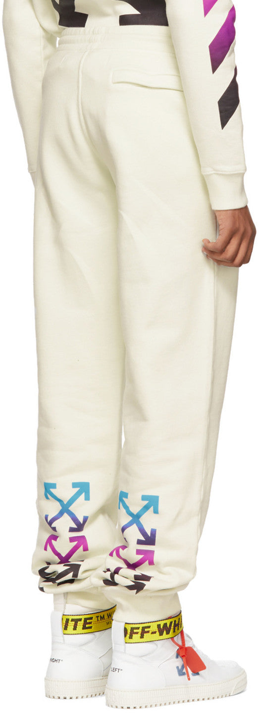White Gradient Lounge Pants