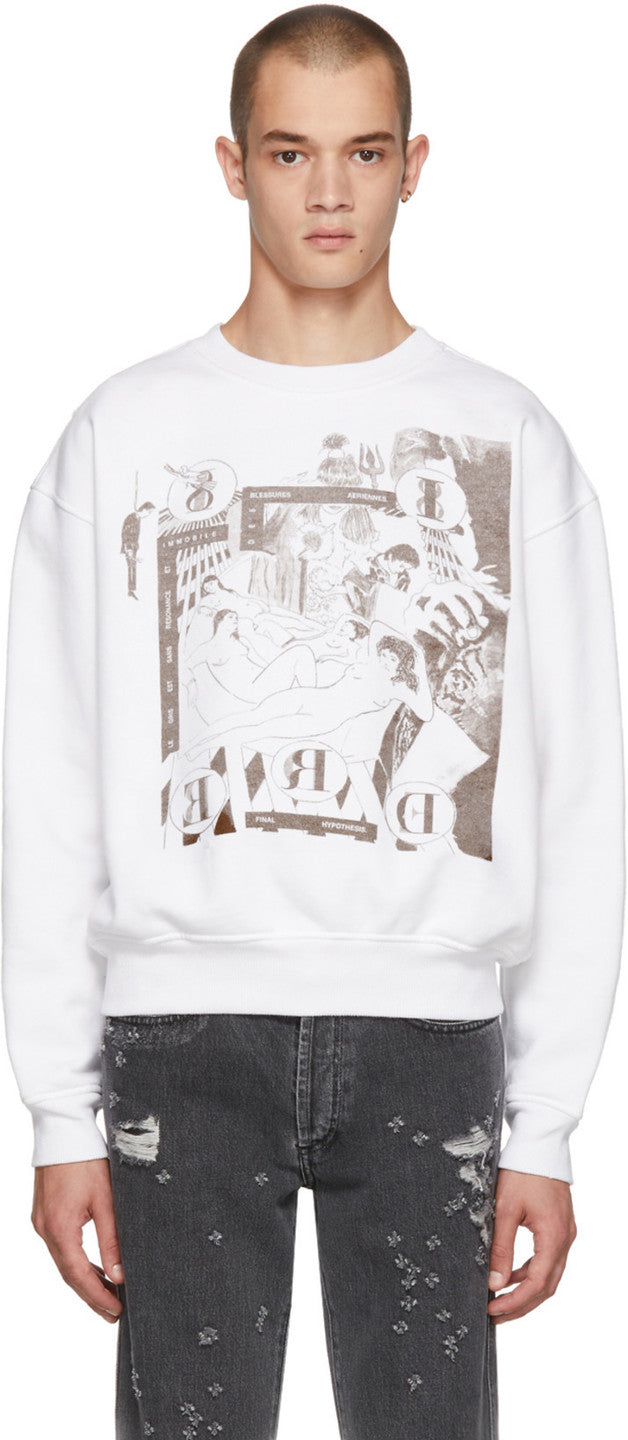 Enfants Riches Déprimés White Bath House Orgy Sweatshirt