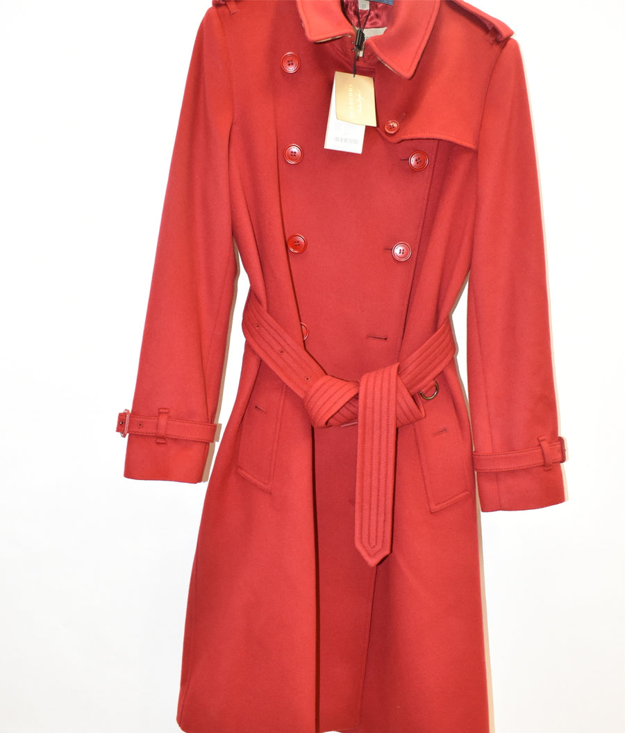 Burberry Cashmere Trench Coat womens