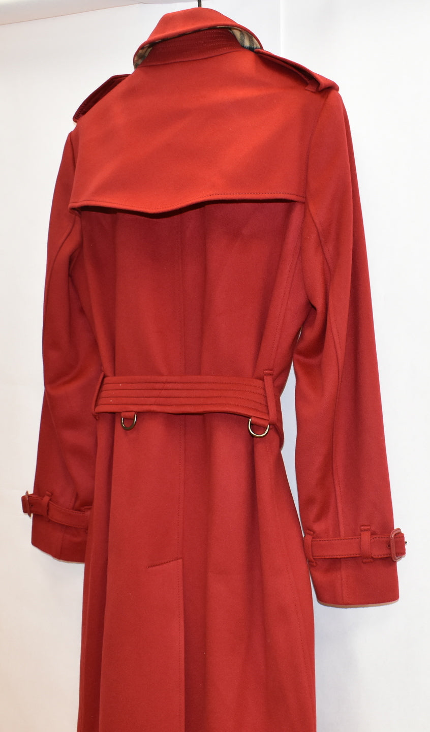 Burberry Cashmere Trench Coat womens