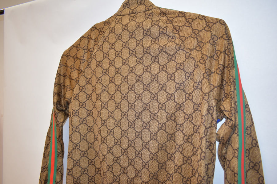 Gucci Vintage Logo Print Track jacket