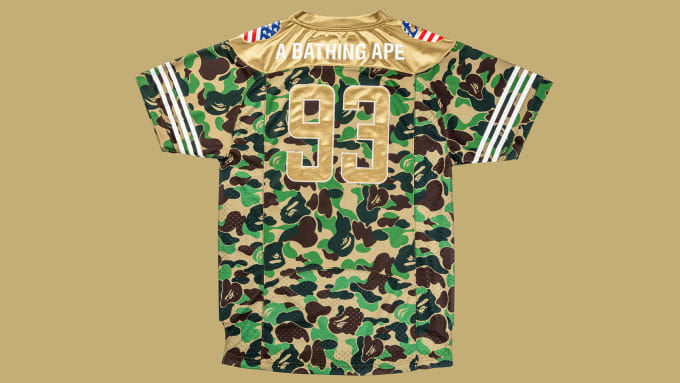 Bape x Adidas SB Jersey Green