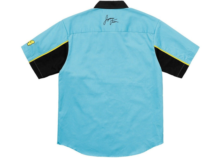 Supreme Color Blocked Work Shirt (SS18) Bright Blue