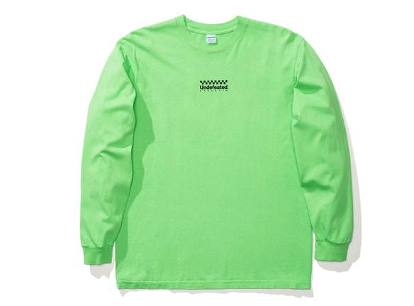 UNDEFEATED Checkered L/s Tee Green