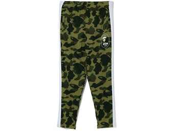 BAPE 1st Camo Line Jersey Pants Green