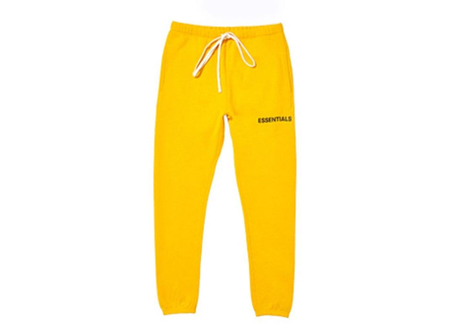 FEAR OF GOD Essentials Graphic Sweatpants Yellow