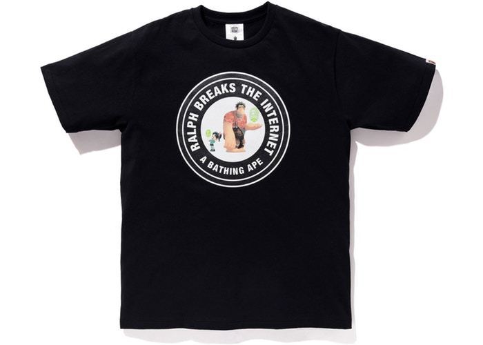 BAPE x Ralph Breaks the Internet Tee 2 Black