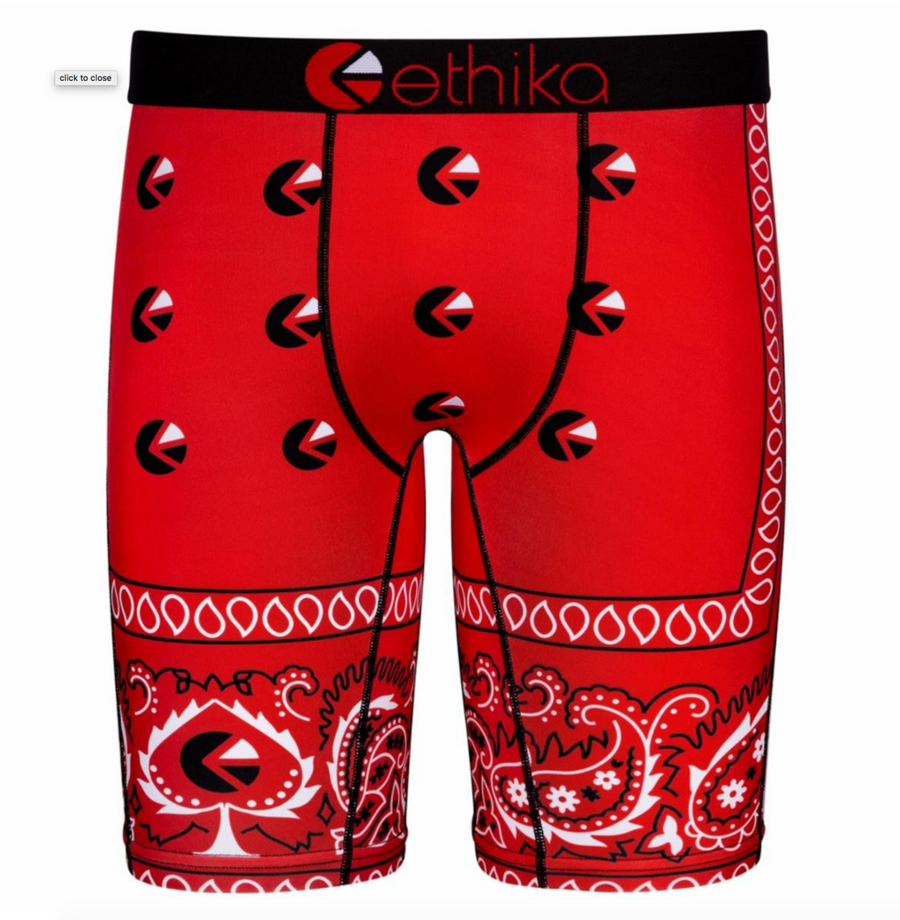 Ethika Special Edition Red Staple Fit Boxer Briefs