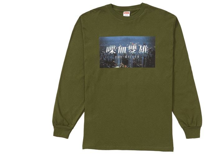 Supreme The Killer L/S Tee Olive