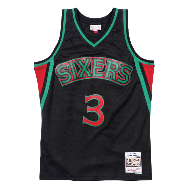 Christmas Swingman Jersey Philadelphia 76ers 1996-97 Allen Iverson