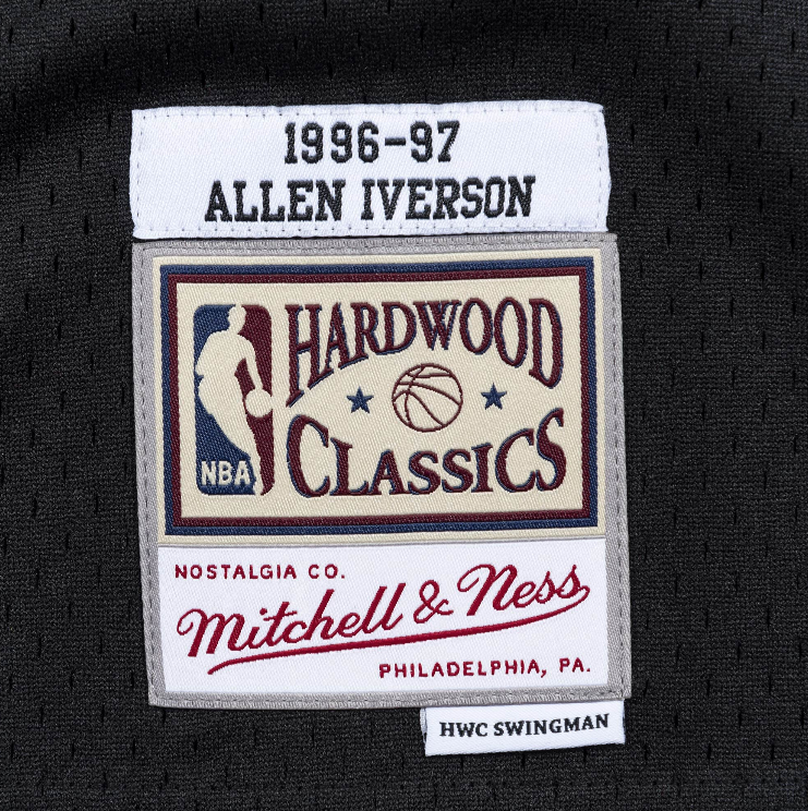 Christmas Swingman Jersey Philadelphia 76ers 1996-97 Allen Iverson