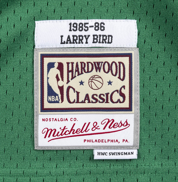 CNY Swingman Jersey Boston Celtics 1985-86 Larry Bird