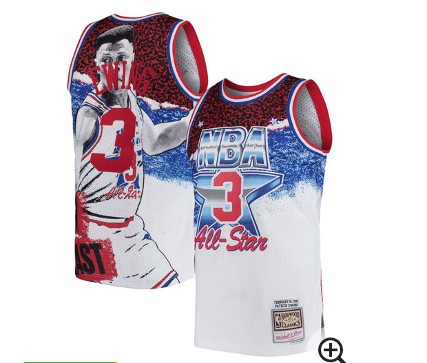 NBA SUBLIMATED SWINGMAN JERSEY ASE 91 EWING