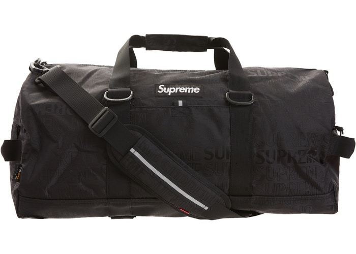Supreme Duffle Bag SS19 Black