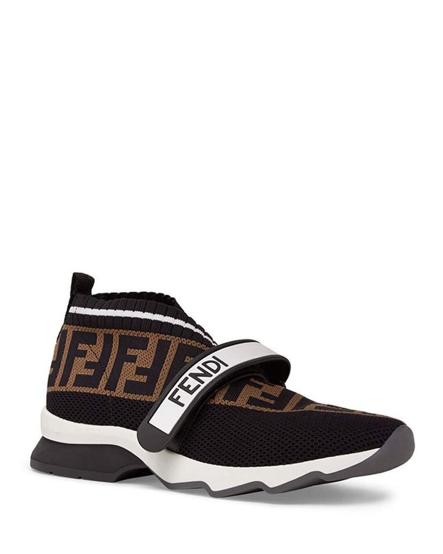 Fendi Rockoko FF Knit Sneakers (W)