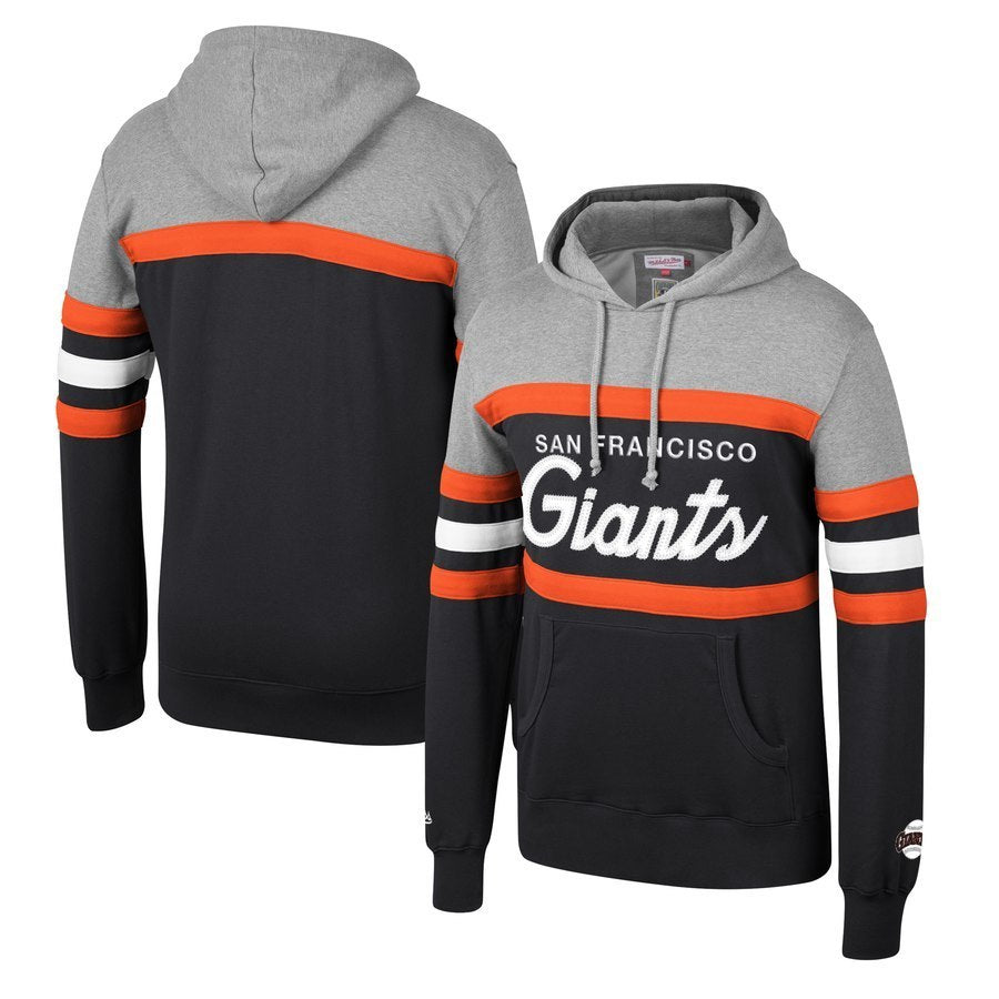 San Francisco Giants Mitchell & Ness Black Head Coach Hoodie