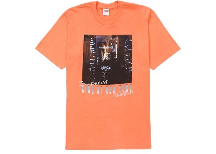 Supreme King of New York Tee Neon Orange