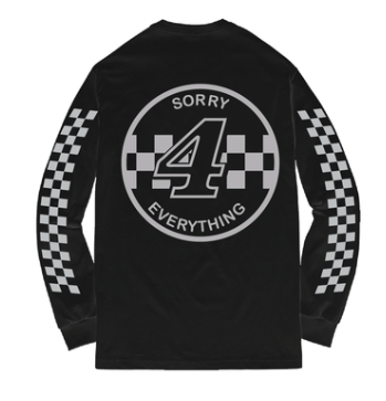 SORRY 4 EVERYTHING REFLECTIVE LONG SLEEVE BLACK