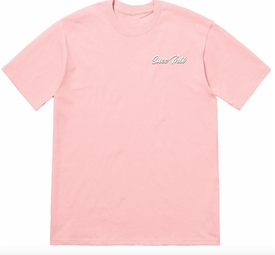 SUCC HOW TO CLOUT T-SHIRT PINK