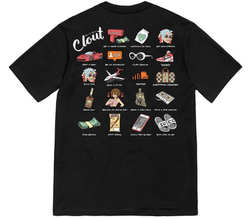 SUCC HOW TO CLOUT T-SHIRT BLACK