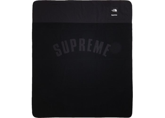 Supreme The North Face Arc Logo Denali Fleece Blanket Black