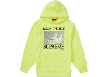 Supreme Know Thyself Hooded Sweatshirt Bright Yellow