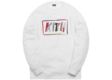 Kith Fractured L/S Tee White