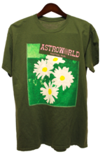 Travis Scott Astroworld Festival Run Flower T-Shirt