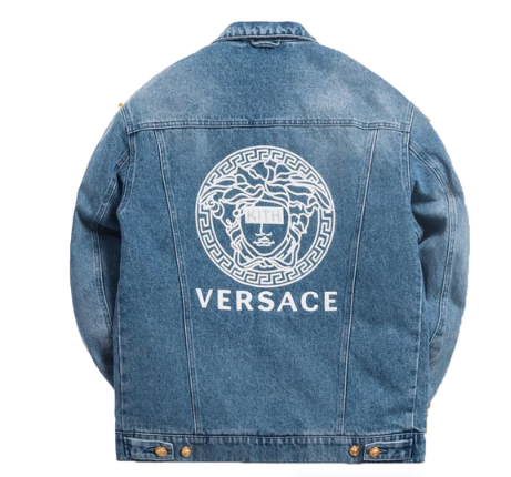 Kith x Versace Medusa Denim Jacket Stonewash