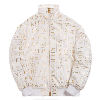 Kith x Versace Monogram Track Jacket White