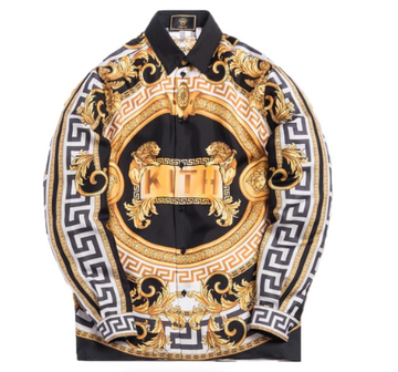 Kith x Versace Silk Shirt Lion