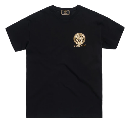 Kith x Versace Mini Medusa Tee Black/Gold