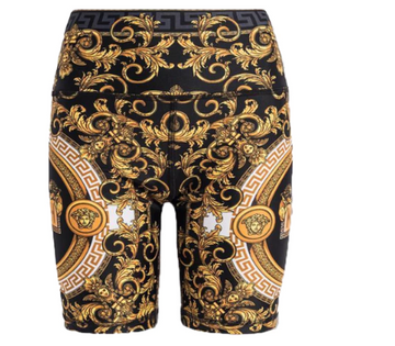 Kith x Versace Women's Barocco Biker Short Black/Gold