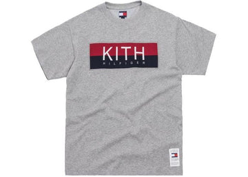 Kith x Tommy Hilfiger Logo Tee Grey