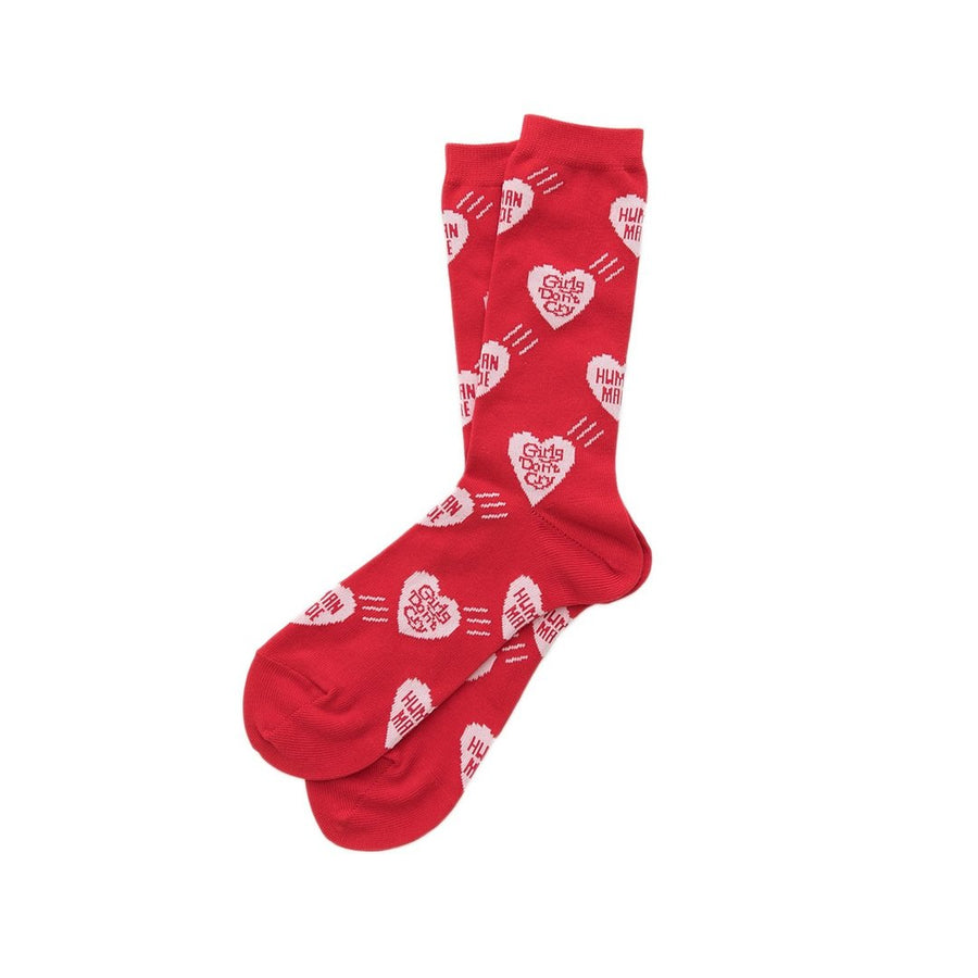 Human Made Heart Pattern Socks