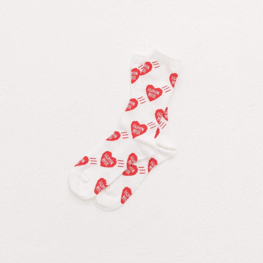 Human Made Heart Pattern Socks