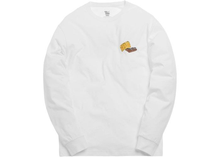 Kith x Tom & Jerry L/S Cheese White Long Sleeve